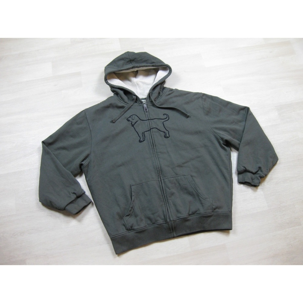The Black Dog Heavyweight Zip Hoodie Sweatshirt (2XL) Plush Martha's Vineyard - Picture 3 of 13